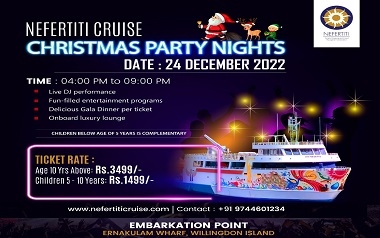 Nefertiti Cruise Christmas Party Nights (24-12-2022,04:00 PM to 09:00 PM)